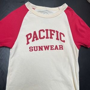 Red Pacsun Baseball t/shirt